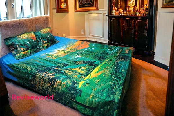 Luxurious Ever Green Forest Bed Sheet price in Bangladesh