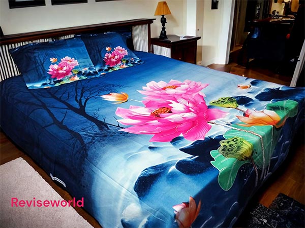 Luxurious flower bed sheet price in Bangladesh