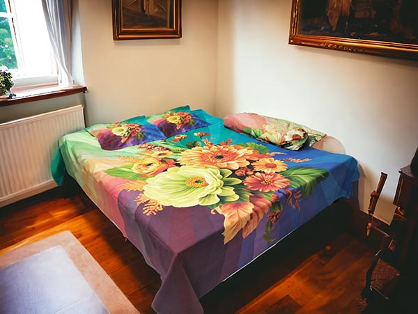 Multicolor flower pattern Bedsheet bed sheet price in bangladesh