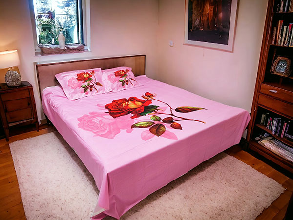 Flower in pink Bedsheet price in Bangladesh